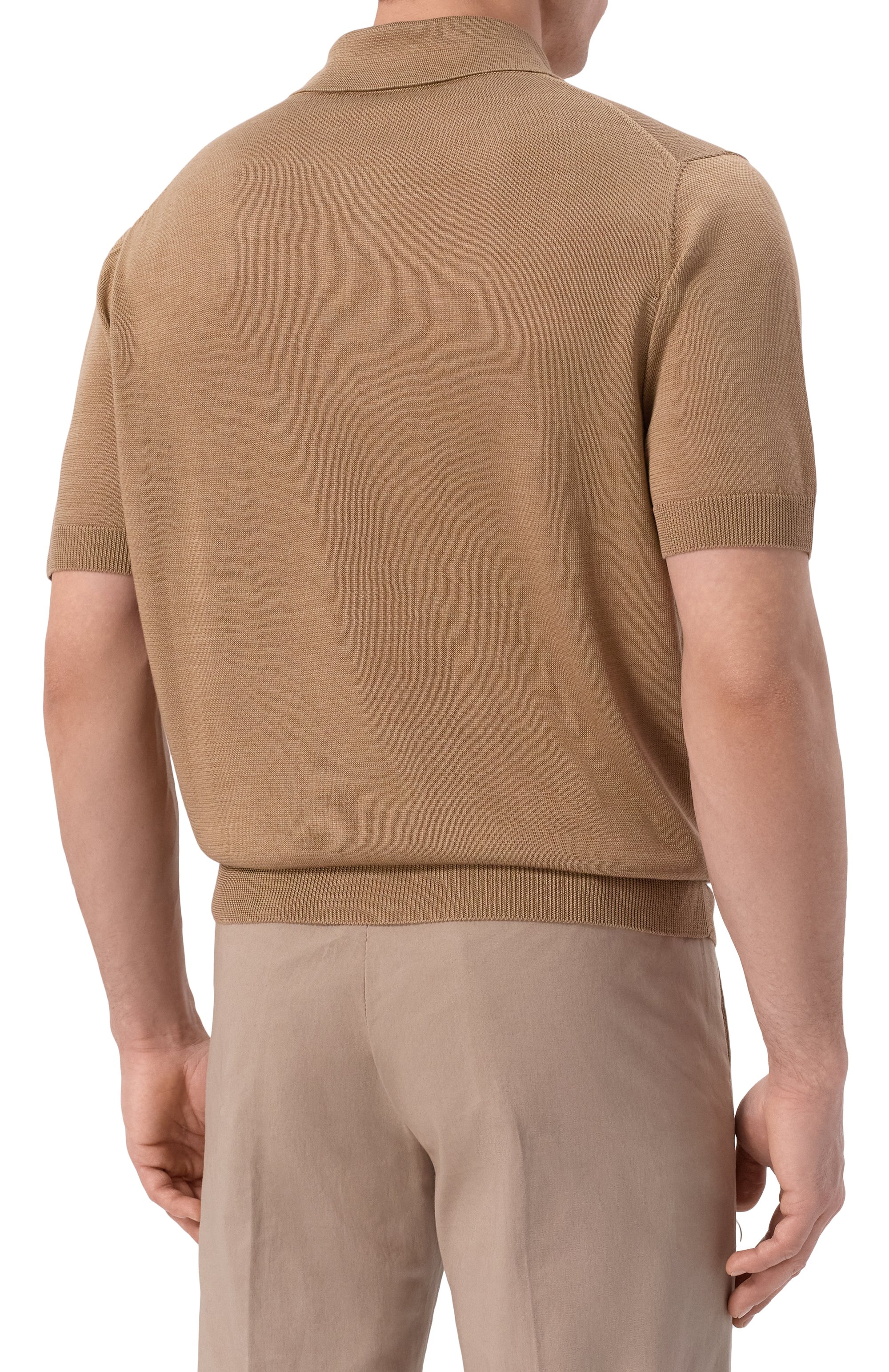 Шелковое поло KITON, арт. UMK0851, фото 4