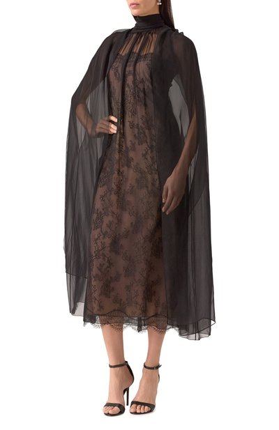 Шелковое платье VALENTINO, арт. 5B0VAEF02UP, фото 3