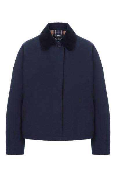 Женская хлопковая куртка A.P.C., арт. F02990/C0HIL