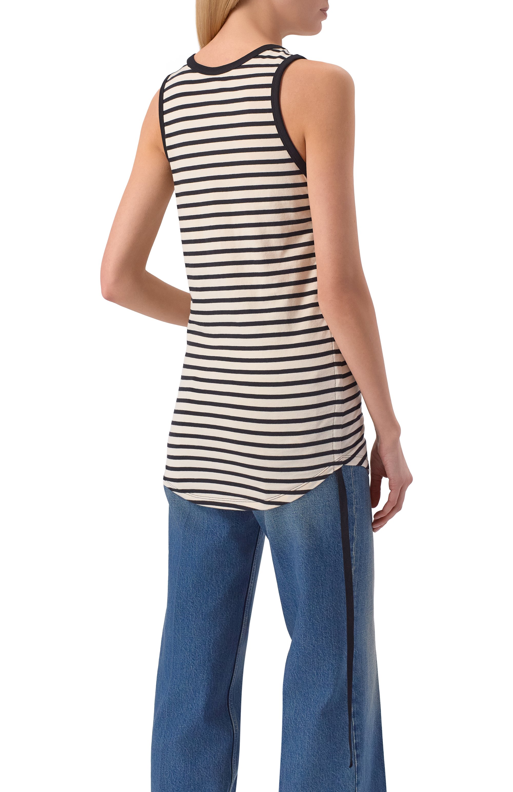 Хлопковый топ ANN DEMEULEMEESTER, арт. B0011982/FA717, фото 4