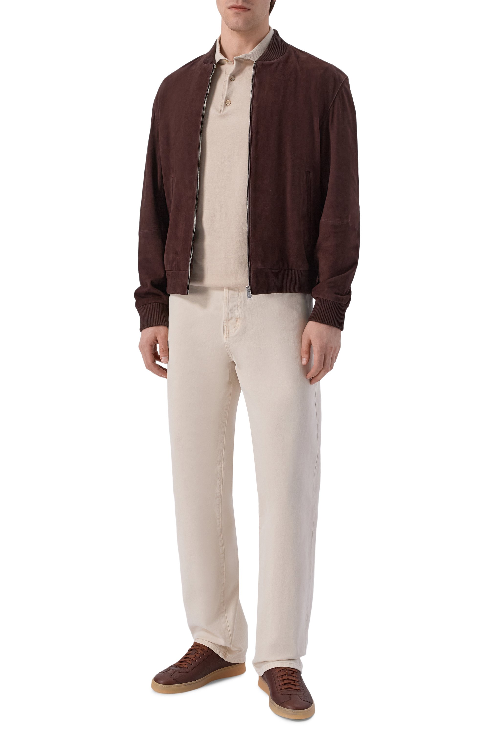 Замшевый бомбер BOSS, арт. 50543213, фото 2