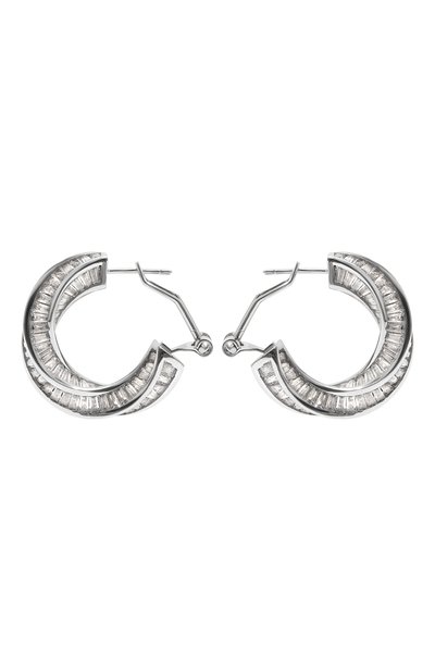 Женские серьги-кольца с фианитами crush CAVIAR JEWELLERY, арт. CR001