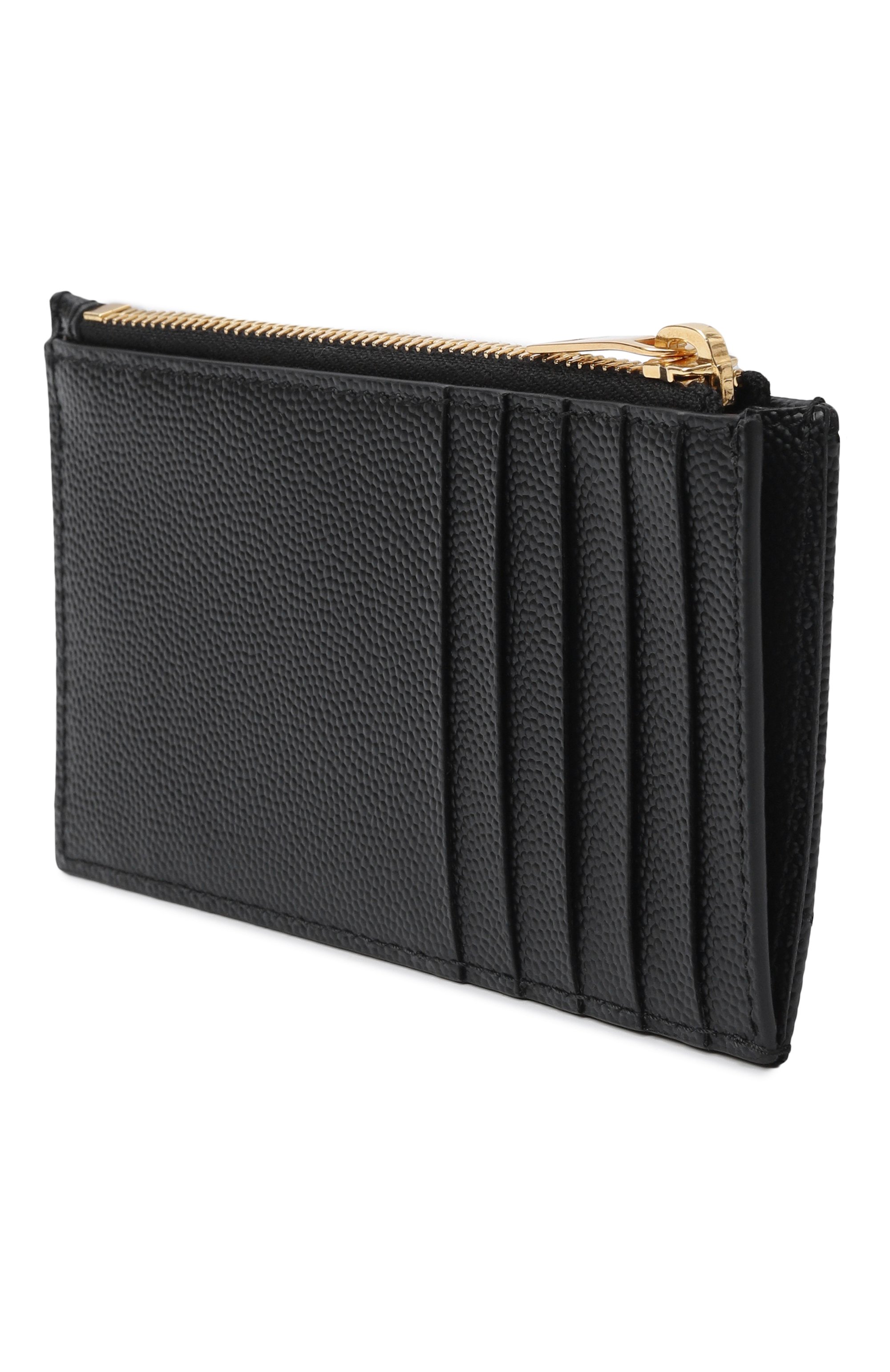 Кожаный футляр для кредитных карт monogram SAINT LAURENT, арт. 607915/B0W01, фото 2