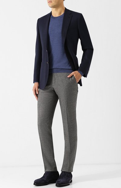 Шерстяные брюки прямого кроя BRIONI, арт. RPL810/06AAF/MEGEVE, фото 2