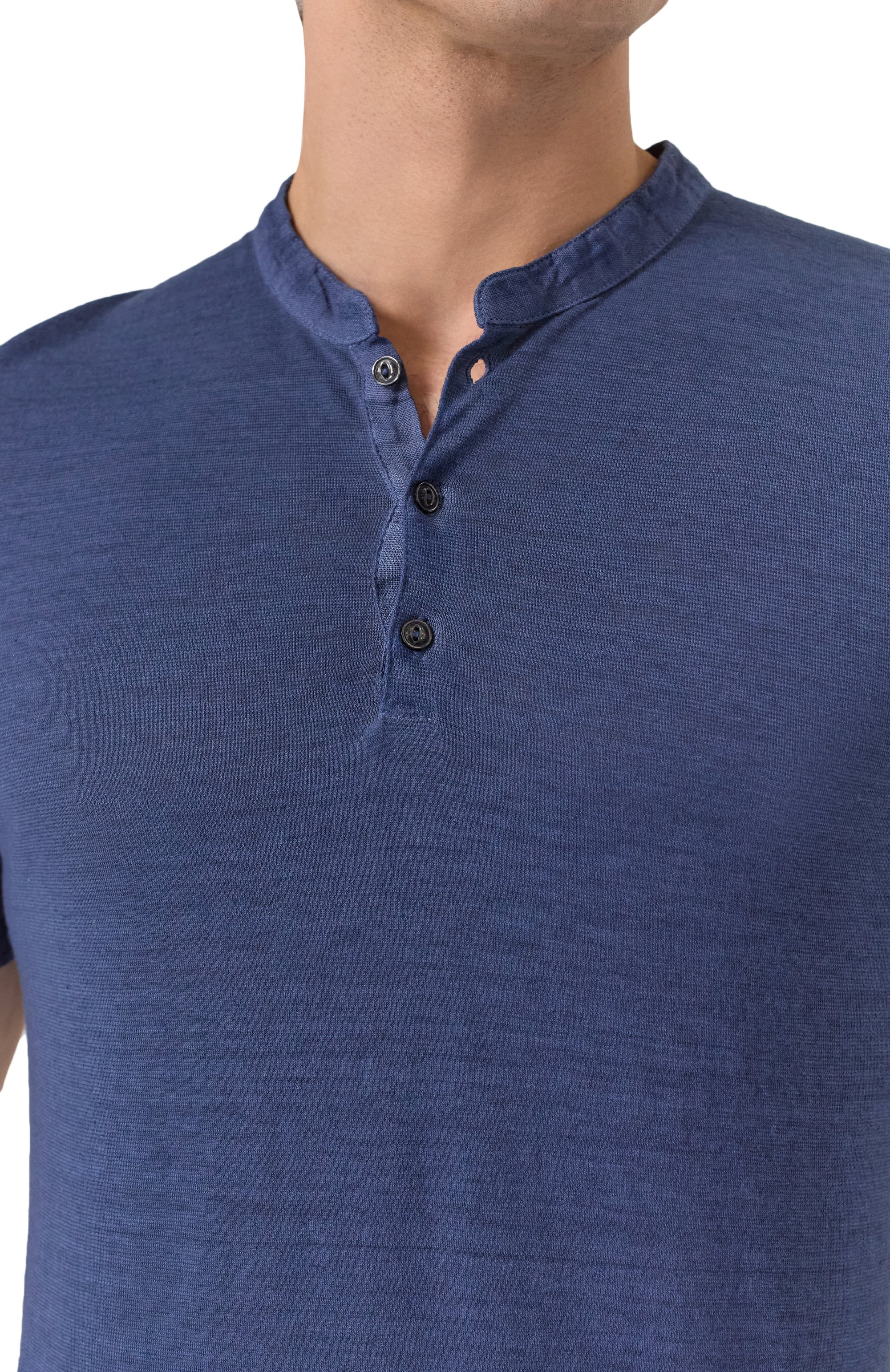 Футболка-хенли изо льна и хлопка 120% LINO, арт. 32ALIM79AC/G308/S01, фото 5