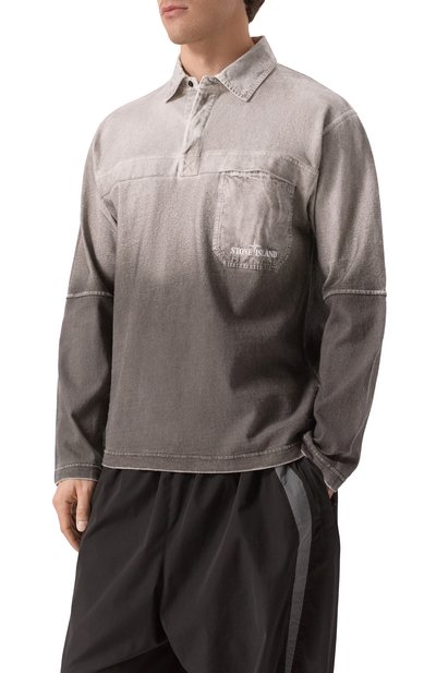 Хлопковое поло STONE ISLAND, арт. 8115214T2, фото 3