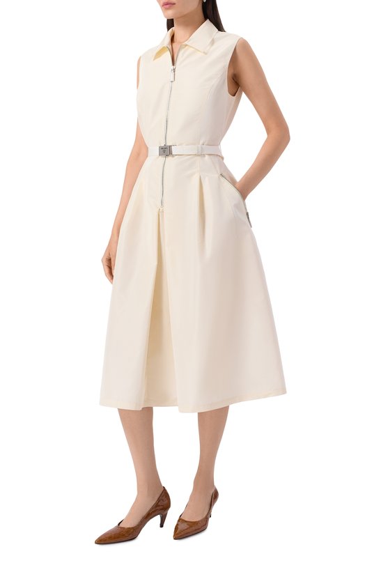 Платье Prada P3M00H/14KH Кремовый  P3M00H/14KH Фото 2