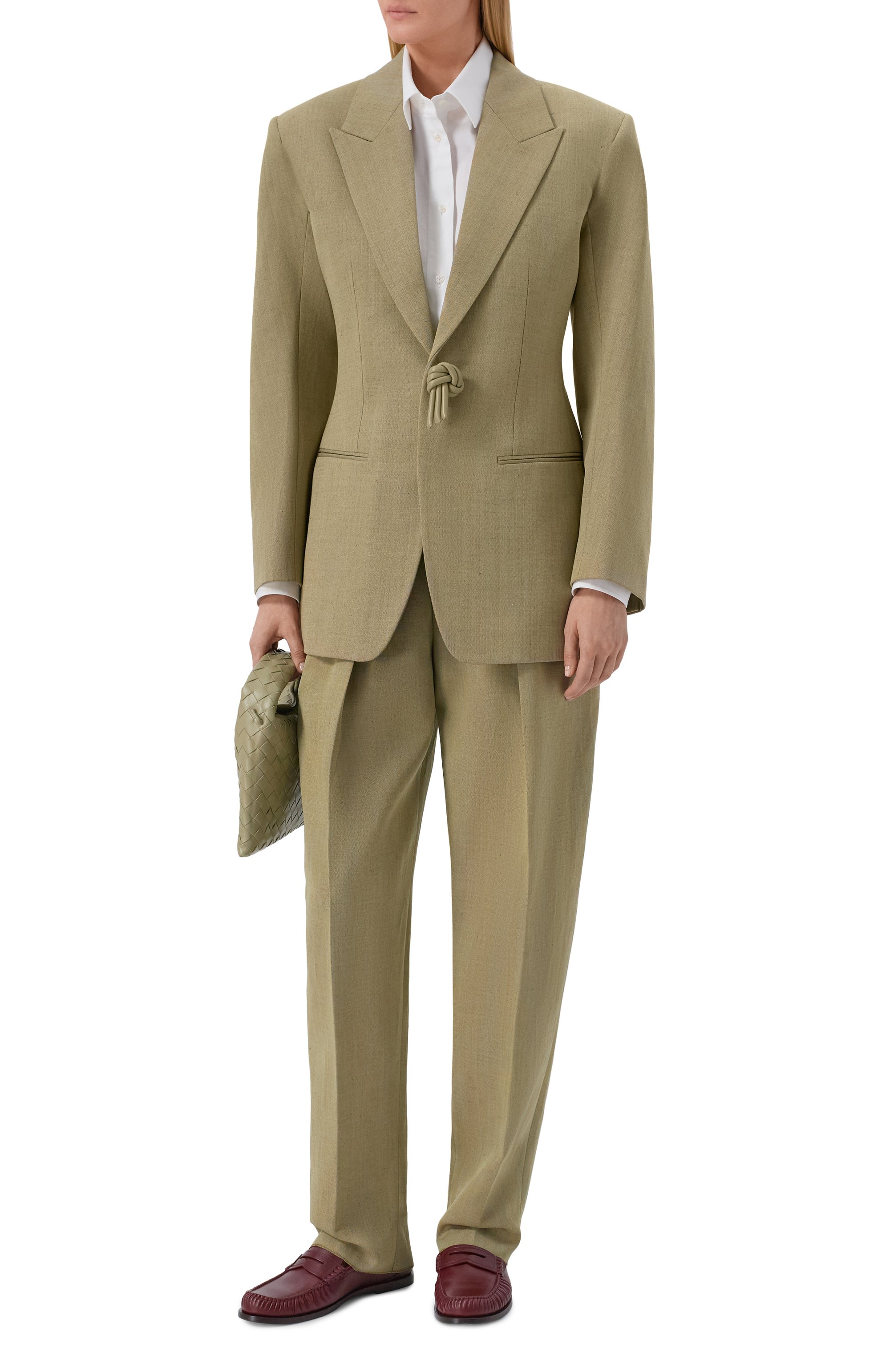 Жакет из шерсти и льна BOTTEGA VENETA, арт. 861430/V6DL0, фото 2