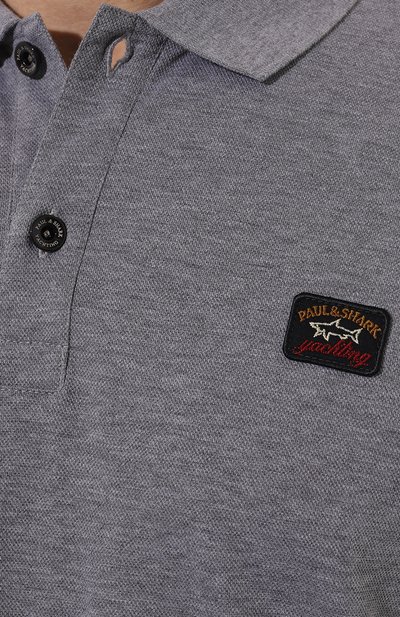 Хлопковое поло PAUL&SHARK, арт. C0P1001/3XL-6XL, фото 5