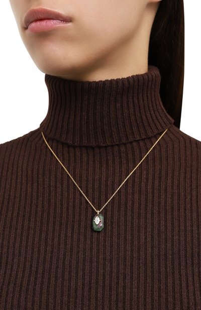 Женская подвеска на цепочке HANKA_IN, арт. INS-LG47-Z0I-CZ-0.5M