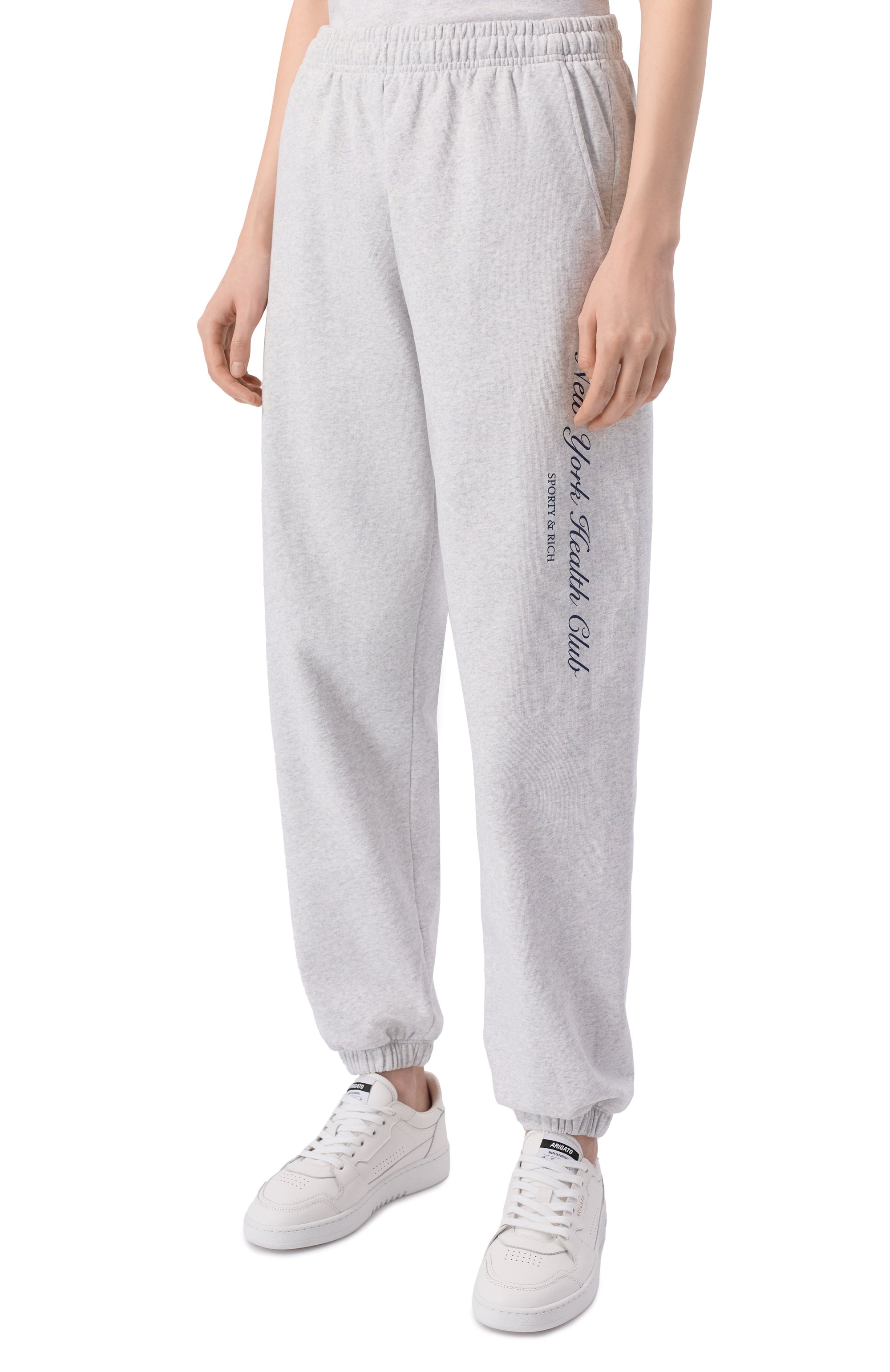 Хлопковые брюки SPORTY AND RICH, арт. PA03666043GY03, фото 3