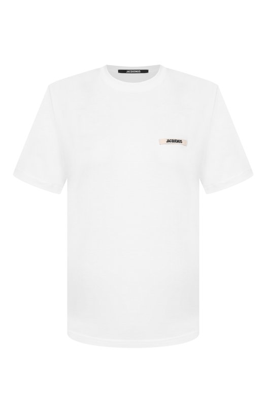Хлопковая футболка Jacquemus 25HTSM00133/AJ00226 Белый 25HTSM00133/AJ00226