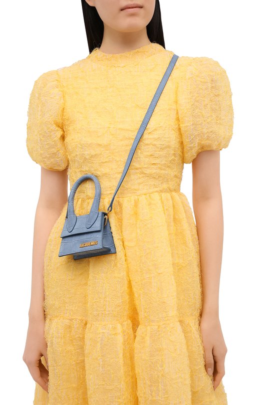 Сумка Le Chiquito mini Jacquemus 203BA01/301360 Голубой  203BA01/301360 Фото 5