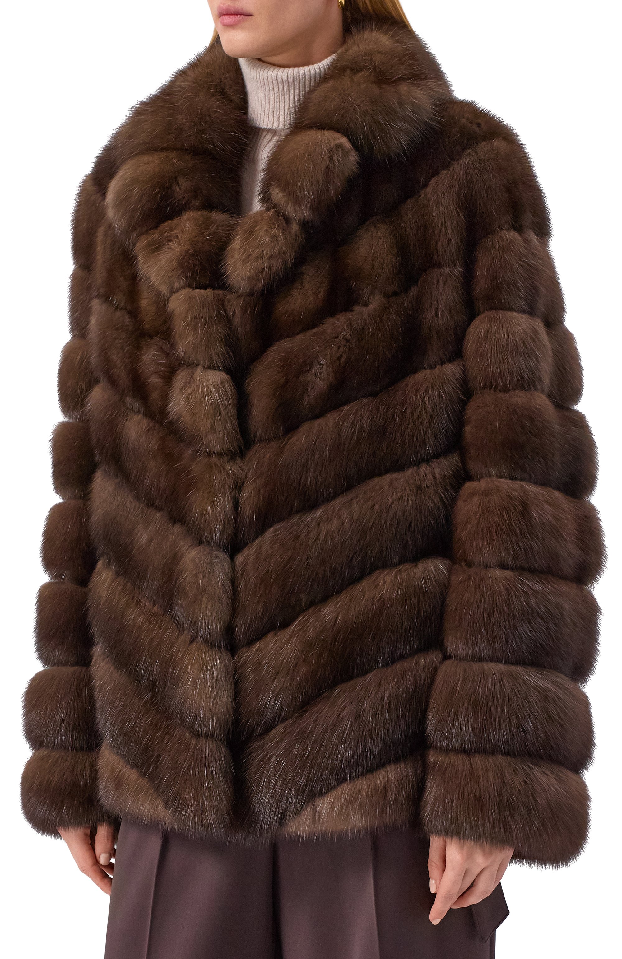 Шуба из соболя VICTORIA KUSENKOVA, арт. 763500003655, фото 3