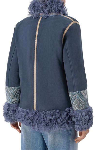 Дубленка из овчины MANZONI24, арт. 25A705-STCG0B, фото 4