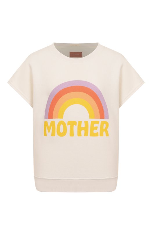 Хлопковый свитшот Mother 89342-863 Белый 89342-863