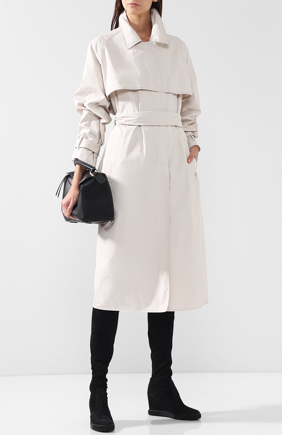 Замшевые ботфорты на танкетке CASADEI, арт. 2T815E080NT045000, фото 2