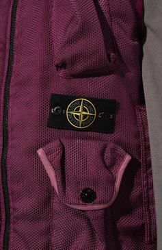 Мужской жилет STONE ISLAND фиолетового цвета, арт. 7515G0224 | Фото 5 (Материал внешний: Синтетический материал; Длина (верхняя одежда): Короткие; Материал подклада: Синтетический материал; Стили: Гранж; Мужское Кросс-КТ: жилеты-тонкие)
