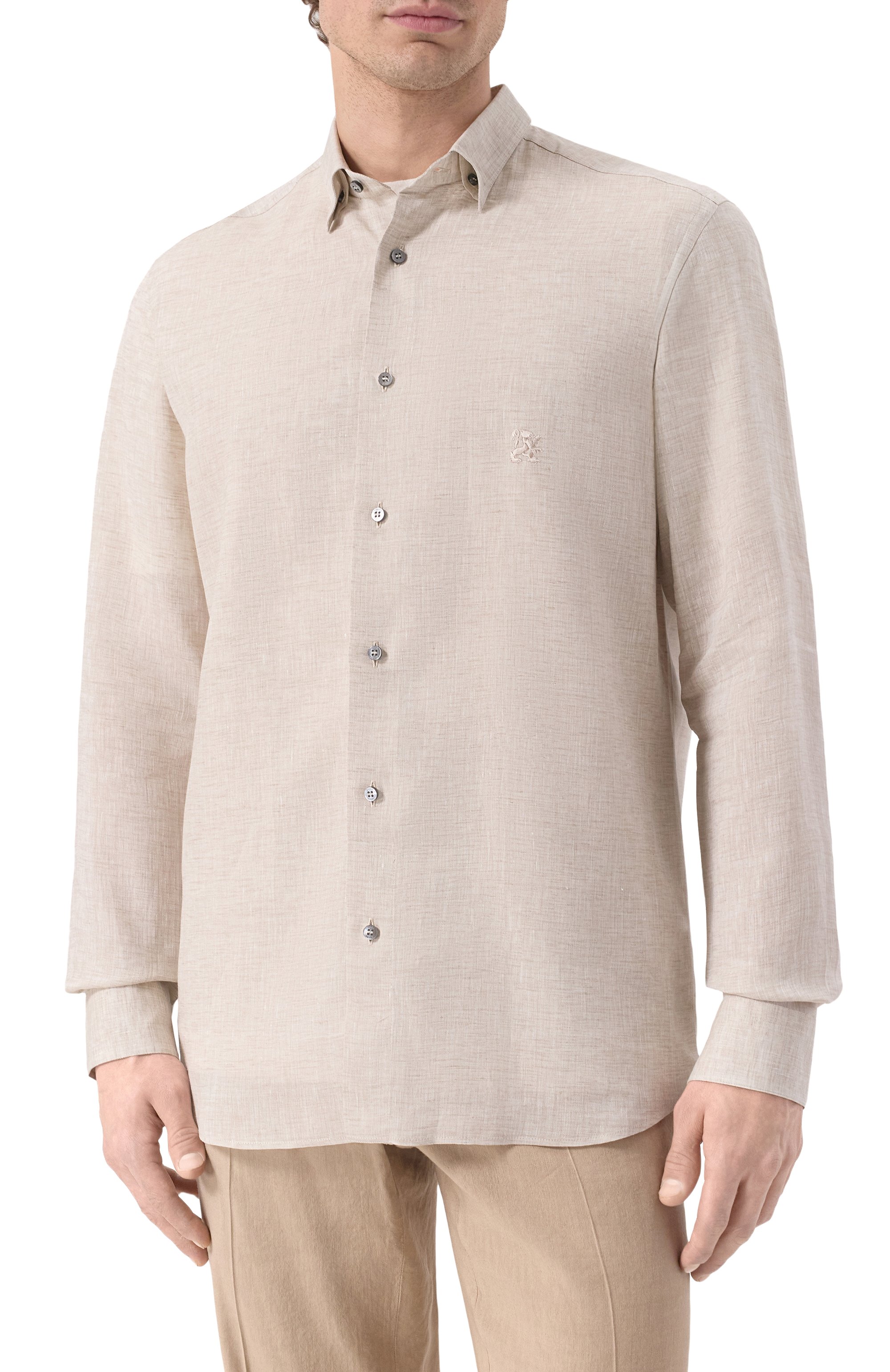 Льняная рубашка ZILLI, арт. LINAS1M080013123U, фото 3