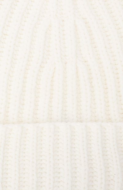 Кашемировая шапка LORO PIANA белого цвета по цене 58150 руб., арт. FAL4842, фото 3 Кашемировая шапка LORO PIANA, арт. FAL4842, фото 3