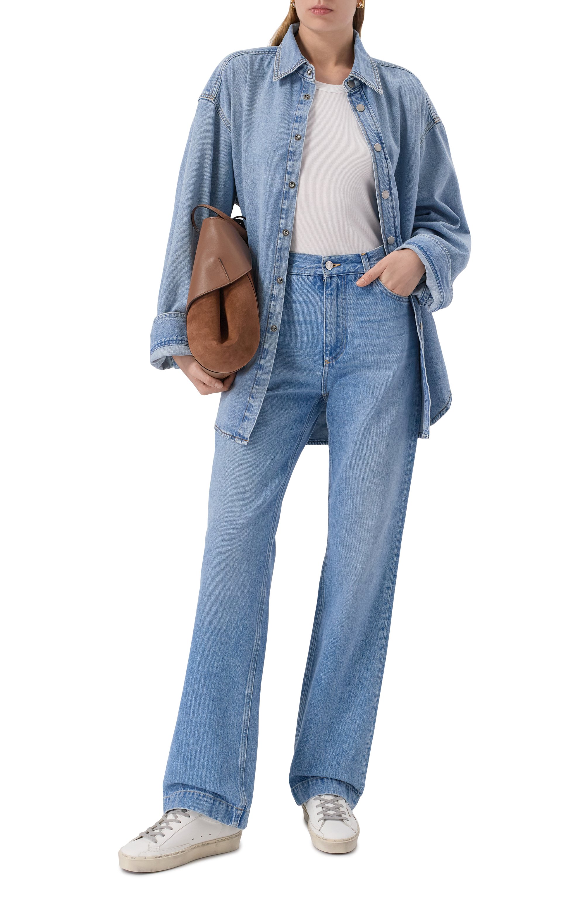 Кожаные кеды hi star GOLDEN GOOSE DELUXE BRAND, арт. GWF00118.F000329, фото 3