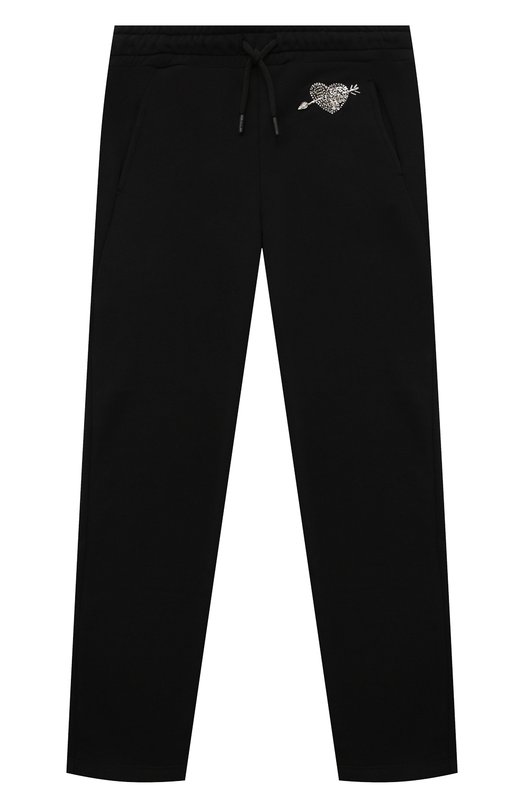 

Хлопковые брюки MSGM kids, Чёрный