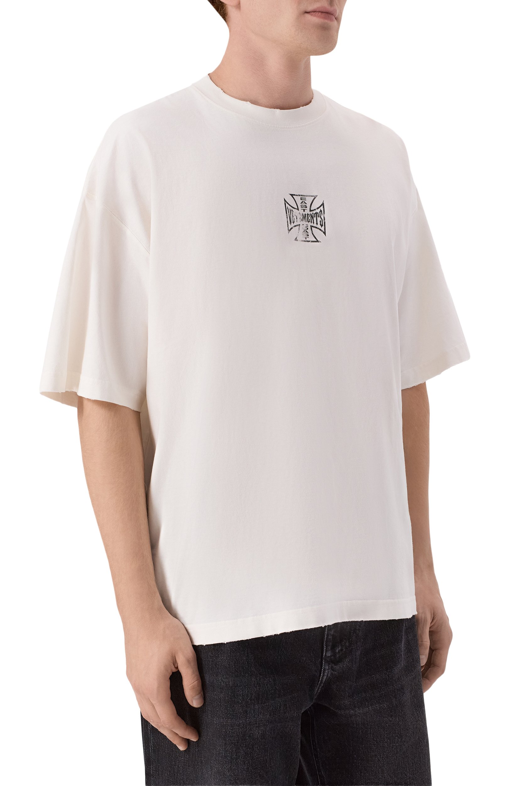 Хлопковая футболка VETEMENTS, арт. MH27TR196W, фото 4