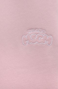 Детские хлопковые брюки MSGM KIDS светло-розового цвета, арт. S4MSJGFP087 | Фото 3 (Случай: Повседневный; Материал сплава: Проставлено; Нос: Не проставлено; Материал внешний: Хлопок; Ростовка одежда: 6 лет | 116 см, 8 лет | 128 см, 10 - 11 лет | 140 - 146см, 12 лет | 152 см, 16 лет | 164 см)