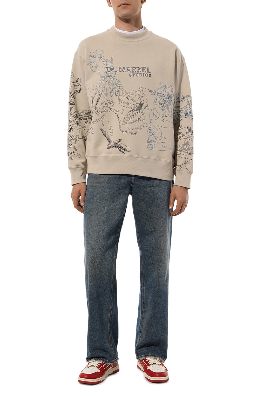 Хлопковый свитшот DOMREBEL, арт. M GIGGLES SWEATSHIRT/SWEATSHIRT, фото 2