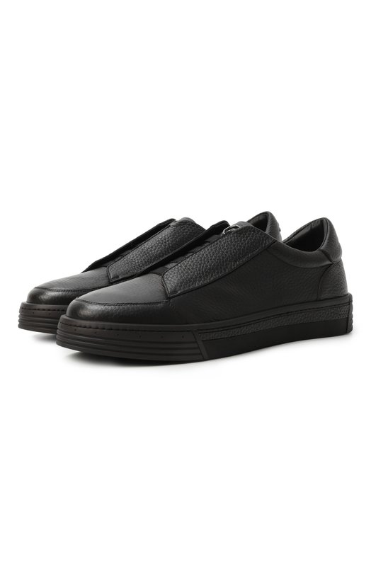 Кожаные кеды Stefano Ricci U023G5268/VD Чёрный U023G5268/VD