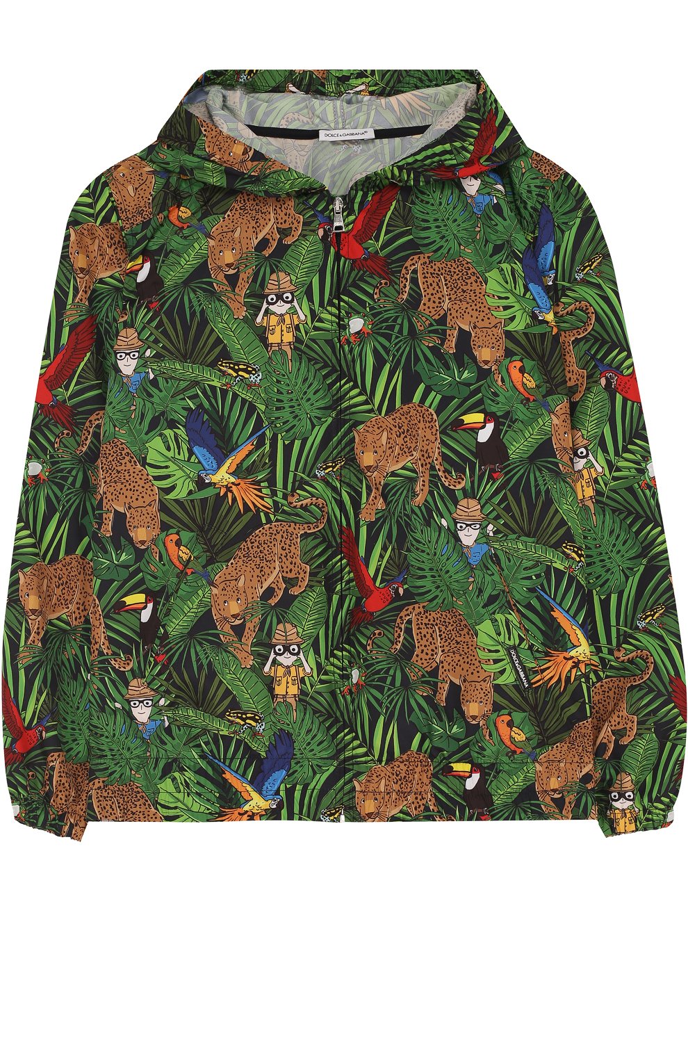 Ветровка на молнии с капюшоном и принтом DOLCE & GABBANA, арт. L4JBS9/G7MKL/8-14, фото 1