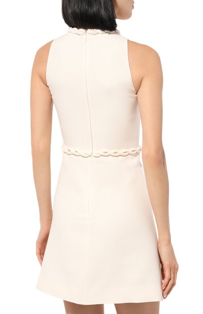 Платье из шерсти и шелка VALENTINO, арт. 5B3VA9U01CF, фото 4