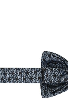 Мужской шелковый галстук-бабочка LANVIN черного цвета, арт. 2175/B0W TIE | Фото 3 (Материал: Текстиль, Шелк; Статус проверки: Проверена категория, Проверено; Нос: Не проставлено)