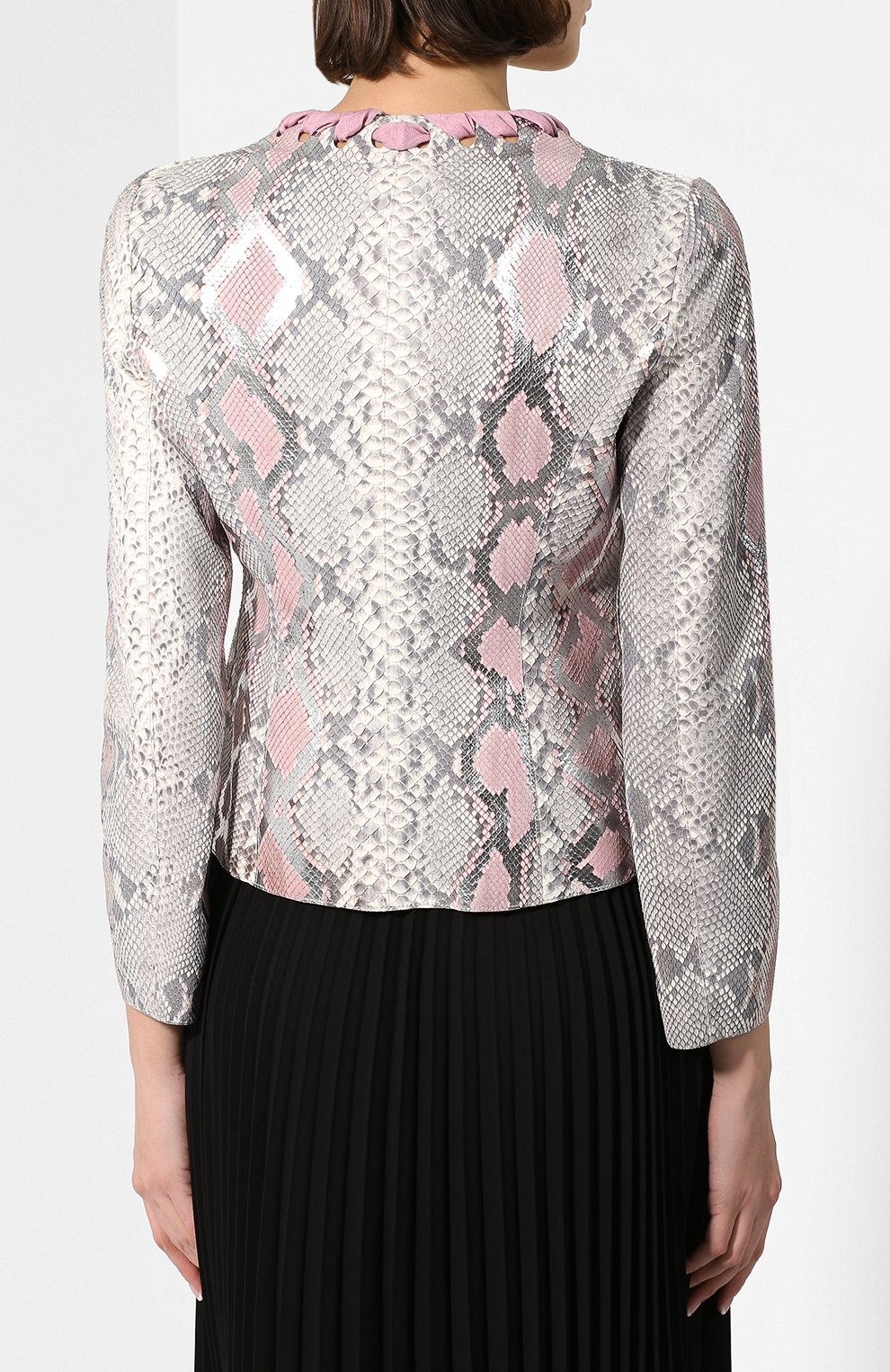 Кожаный жакет GIORGIO ARMANI, арт. 2AG01P/2AP08/PRET, фото 4