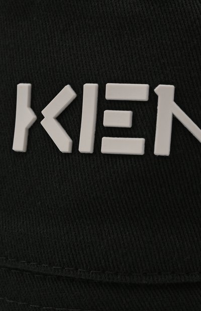 Хлопковая панама KENZO черного цвета по цене 7740 руб., арт. K51006, фото 3 Хлопковая панама KENZO, арт. K51006, фото 3