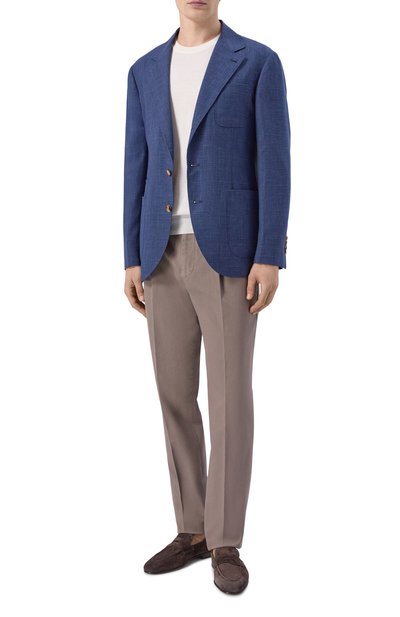 Пиджак из шерсти и шелка BRUNELLO CUCINELLI, арт. MZ4287BND, фото 2