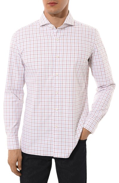 Хлопковая рубашка LUIGI BORRELLI, арт. SR3717, фото 3