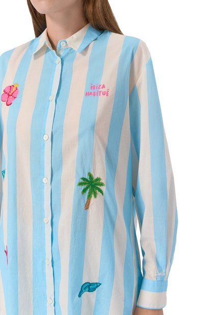 Хлопковая рубашка MC2 SAINT BARTH, арт. STBW BRIGITTE/04188H, фото 5