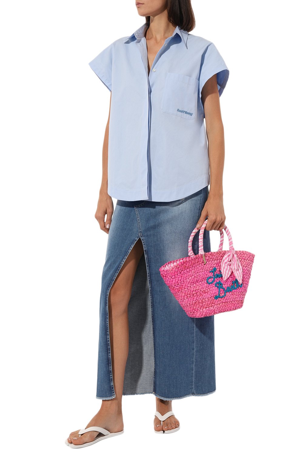 Сумка-тоут MC2 SAINT BARTH розового цвета по цене 13650 руб., арт. STBA/KYLIE S/00253D, фото 7 Сумка-тоут MC2 SAINT BARTH, арт. STBA/KYLIE S/00253D, фото 7