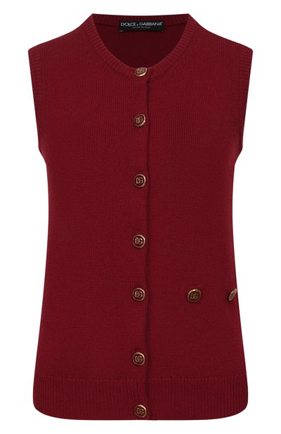 Женский кашемировый жилет DOLCE & GABBANA, арт. FXVF4T/JBW22