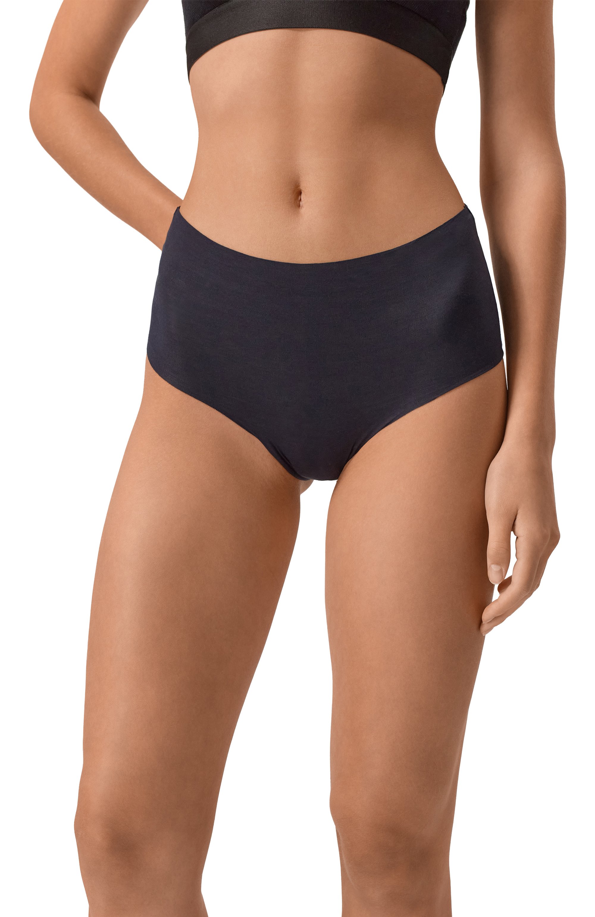 Хлопковые трусы-слипы с завышенной талией HANRO, арт. 071244, фото 2