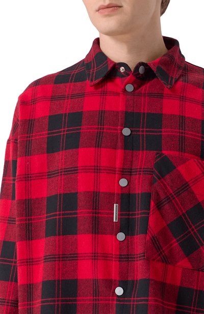 Хлопковая рубашка DIEGO VENTURINO, арт. DVCMC-0-BREU0, фото 5