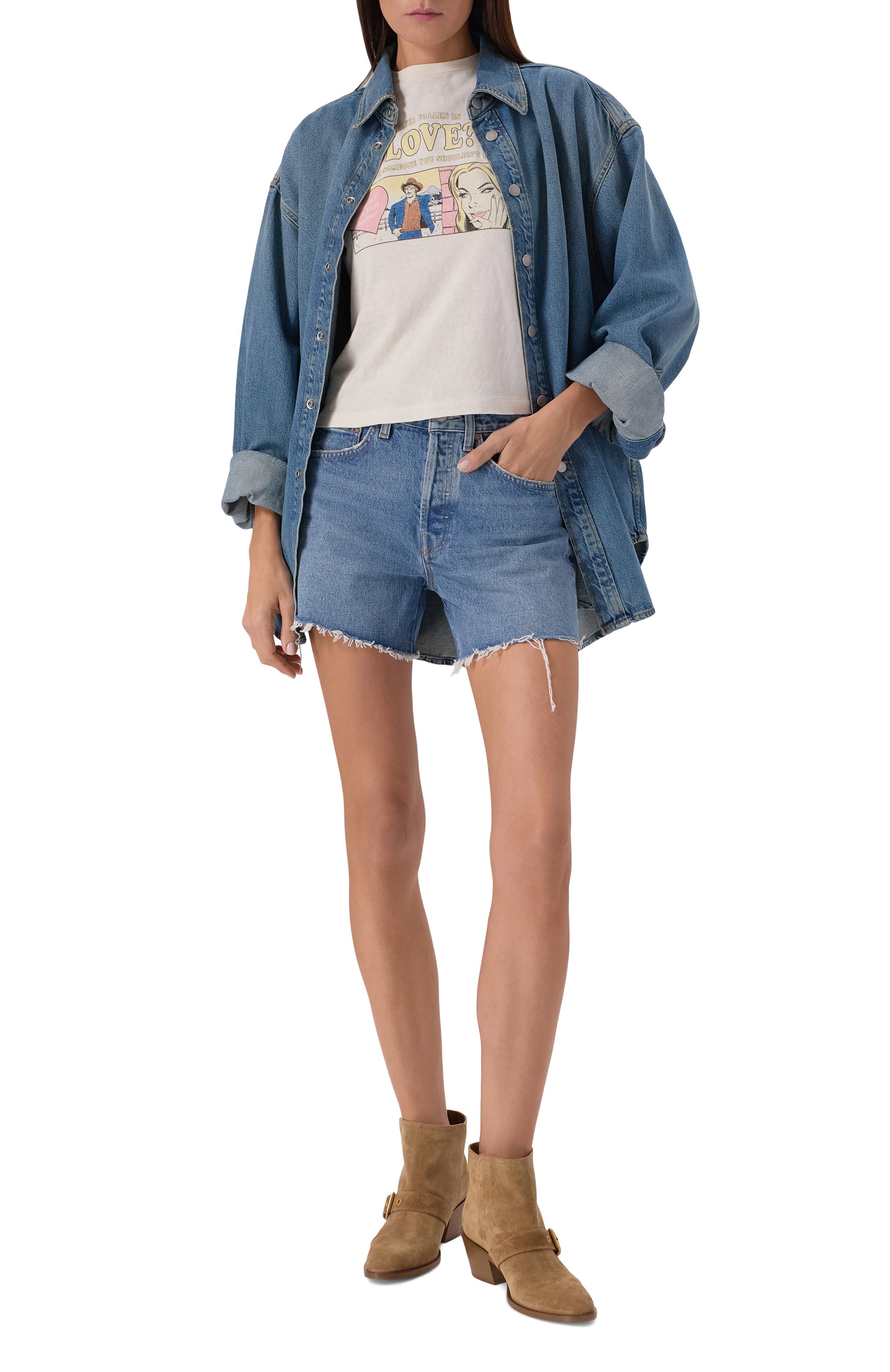 Хлопковая футболка RE/DONE, арт. 024-02WCGT330, фото 2