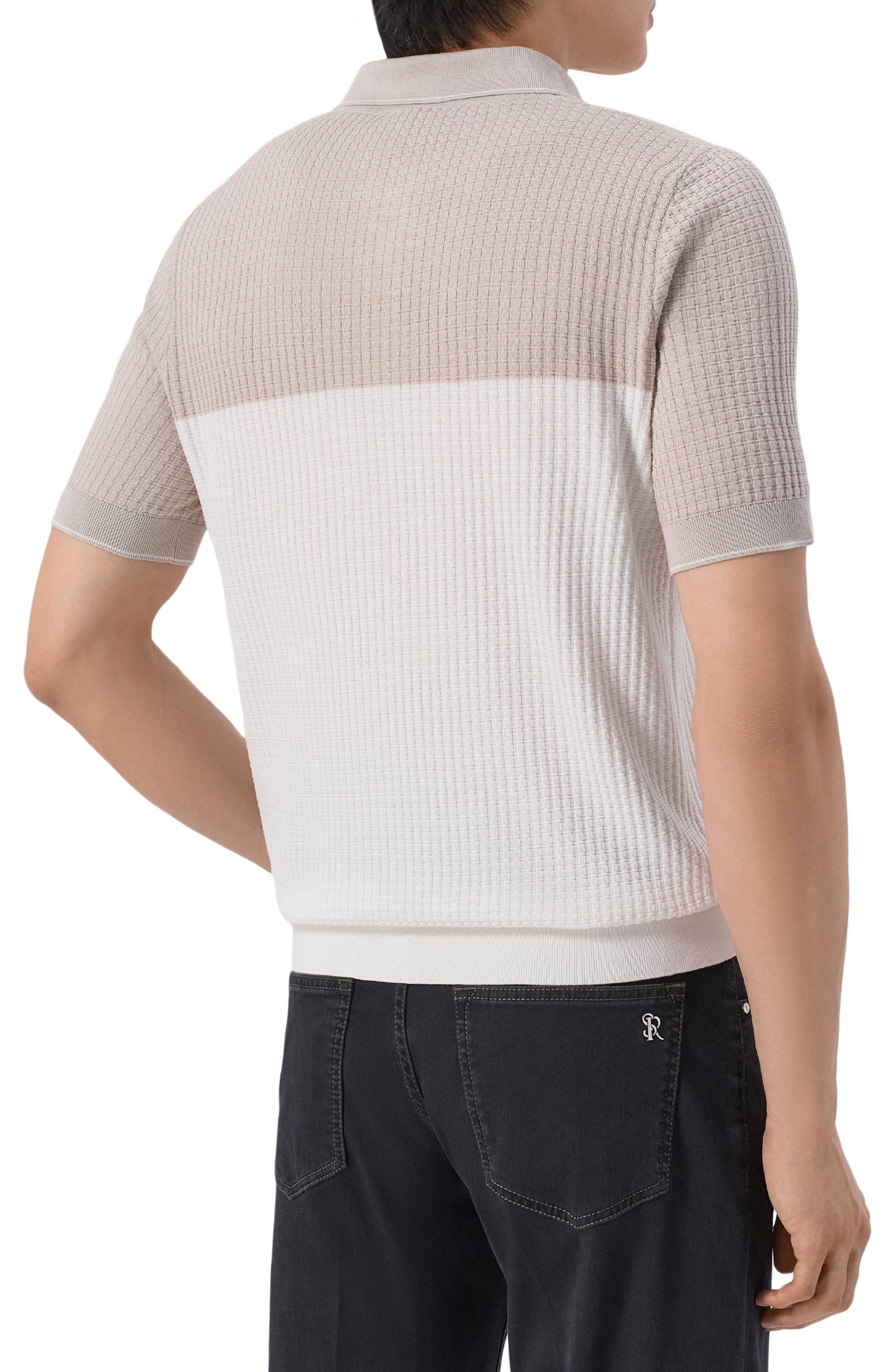 Поло из шелка и хлопка ZILLI, арт. KZP002M0107VFSTR0, фото 4