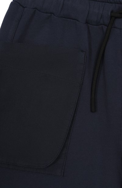 Хлопковые шорты-карго ASPESI темно-синего цвета по цене 15200 руб., арт. S25020PBM7067/6A-8A, фото 3 Хлопковые шорты-карго ASPESI, арт. S25020PBM7067/6A-8A, фото 3