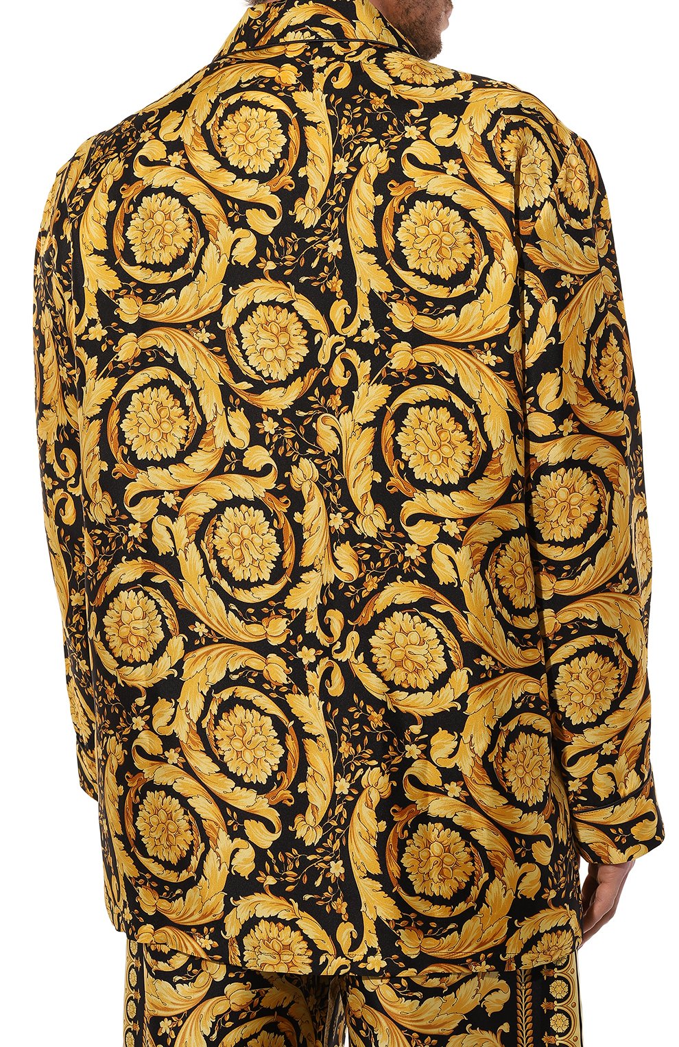 Шелковая сорочка VERSACE, арт. 1005376/1A04661, фото 4