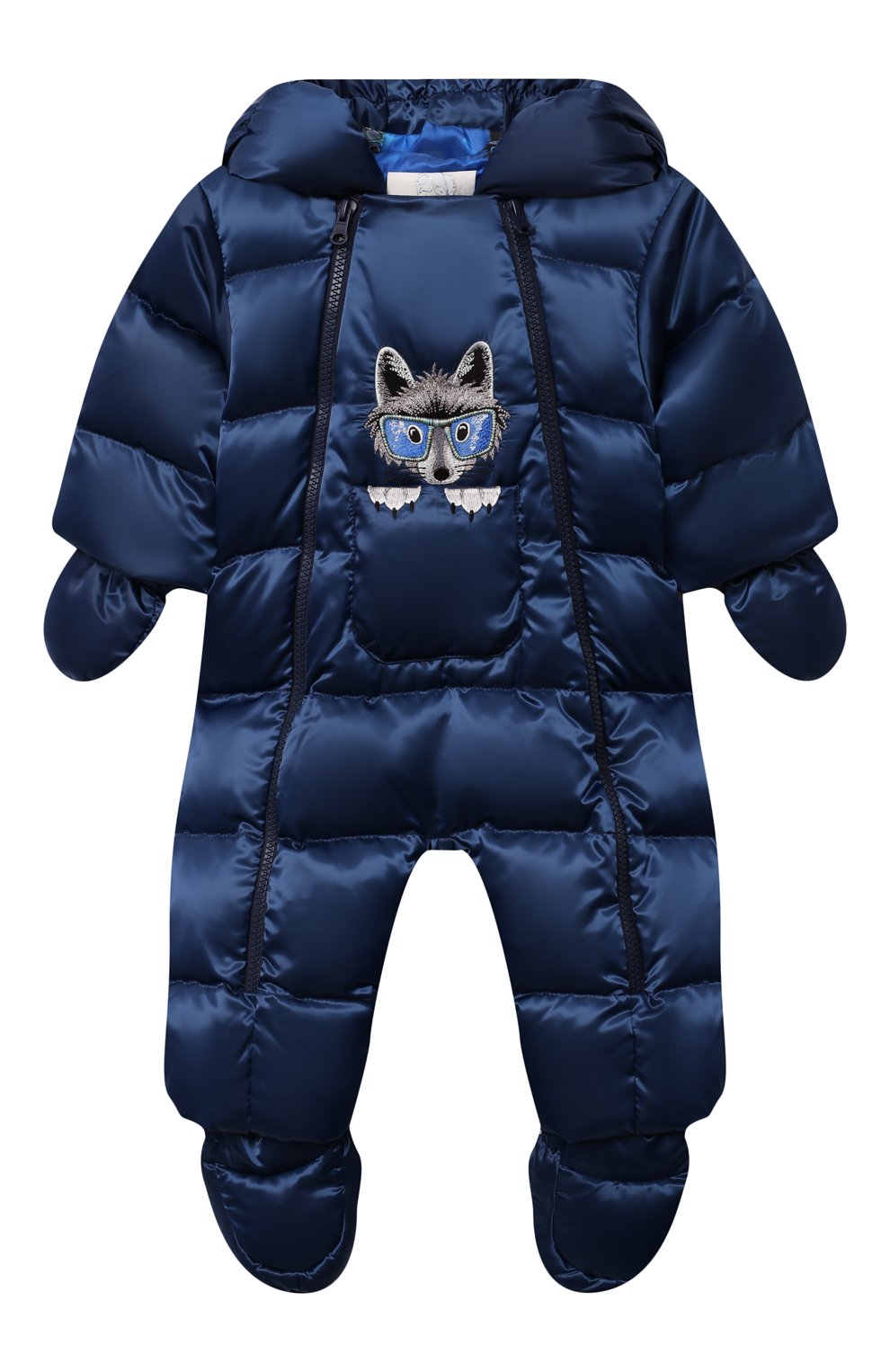 Пуховый комбинезон с капюшоном и варежками CHEPE, арт. 392145, фото 1