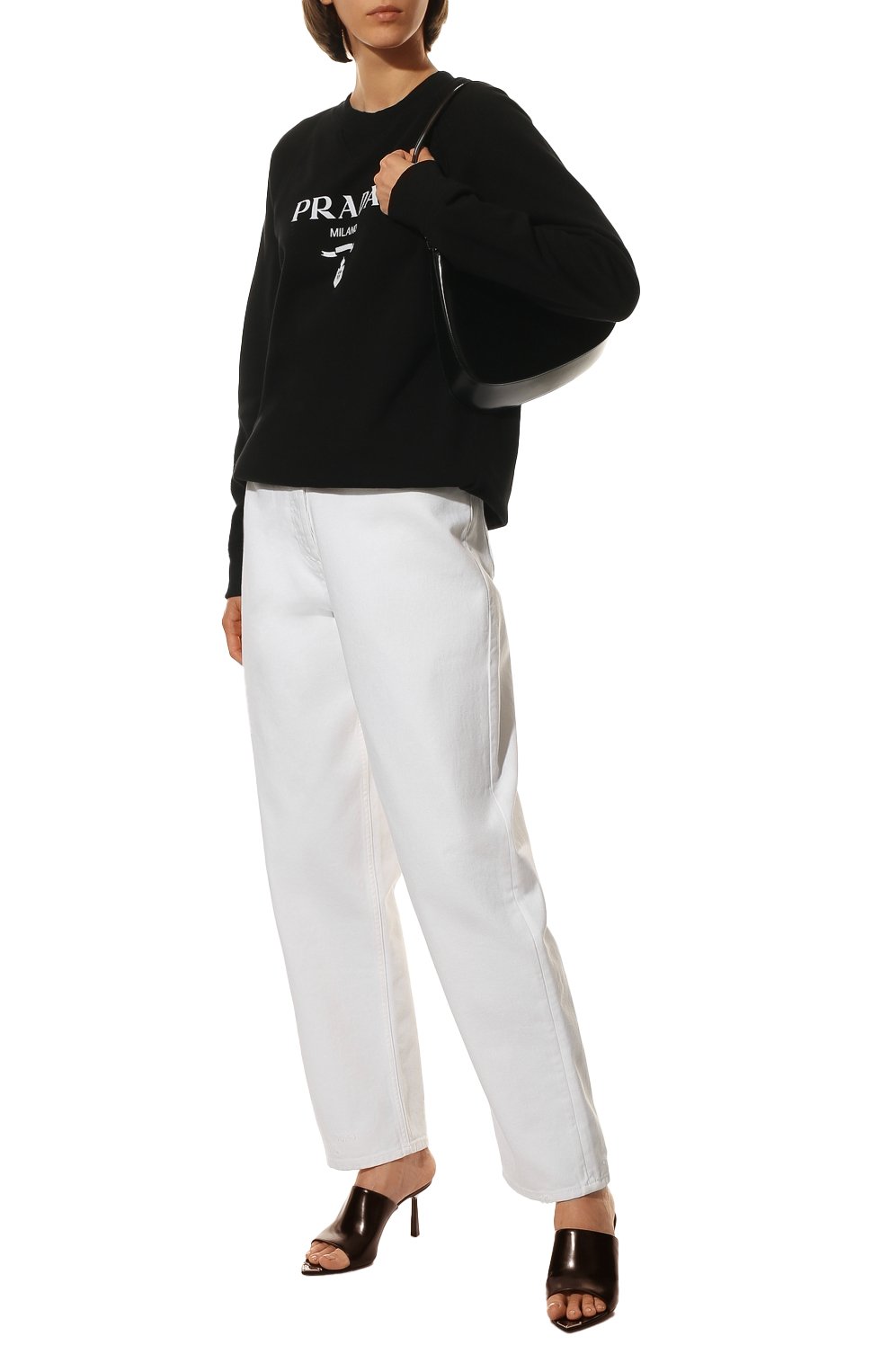 Хлопковый свитшот PRADA, арт. 134645-10GW-F0967-221, фото 2