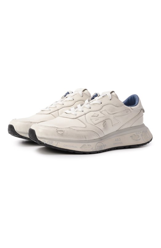 Кожаные кроссовки Lauryn Premiata LAURYN/VAR 7514 Белый LAURYN/VAR 7514