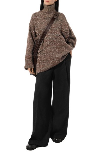 Шерстяные брюки DRIES VAN NOTEN, арт. 232-010916-7207, фото 2